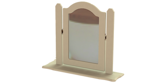 Annagh Ivory - Single Ornate Mirror