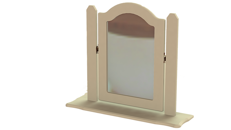 Annagh Ivory - Single Ornate Mirror