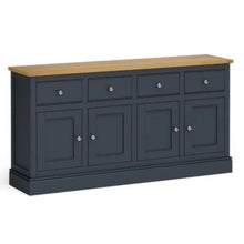 Load image into Gallery viewer, SOLID OAK SIDEBOARD - BLUE
